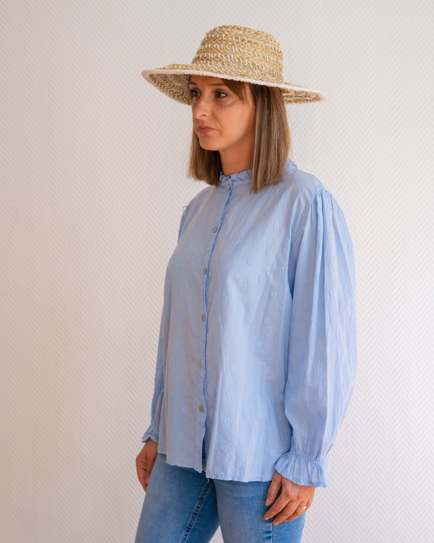 Chemisier en voile de coton