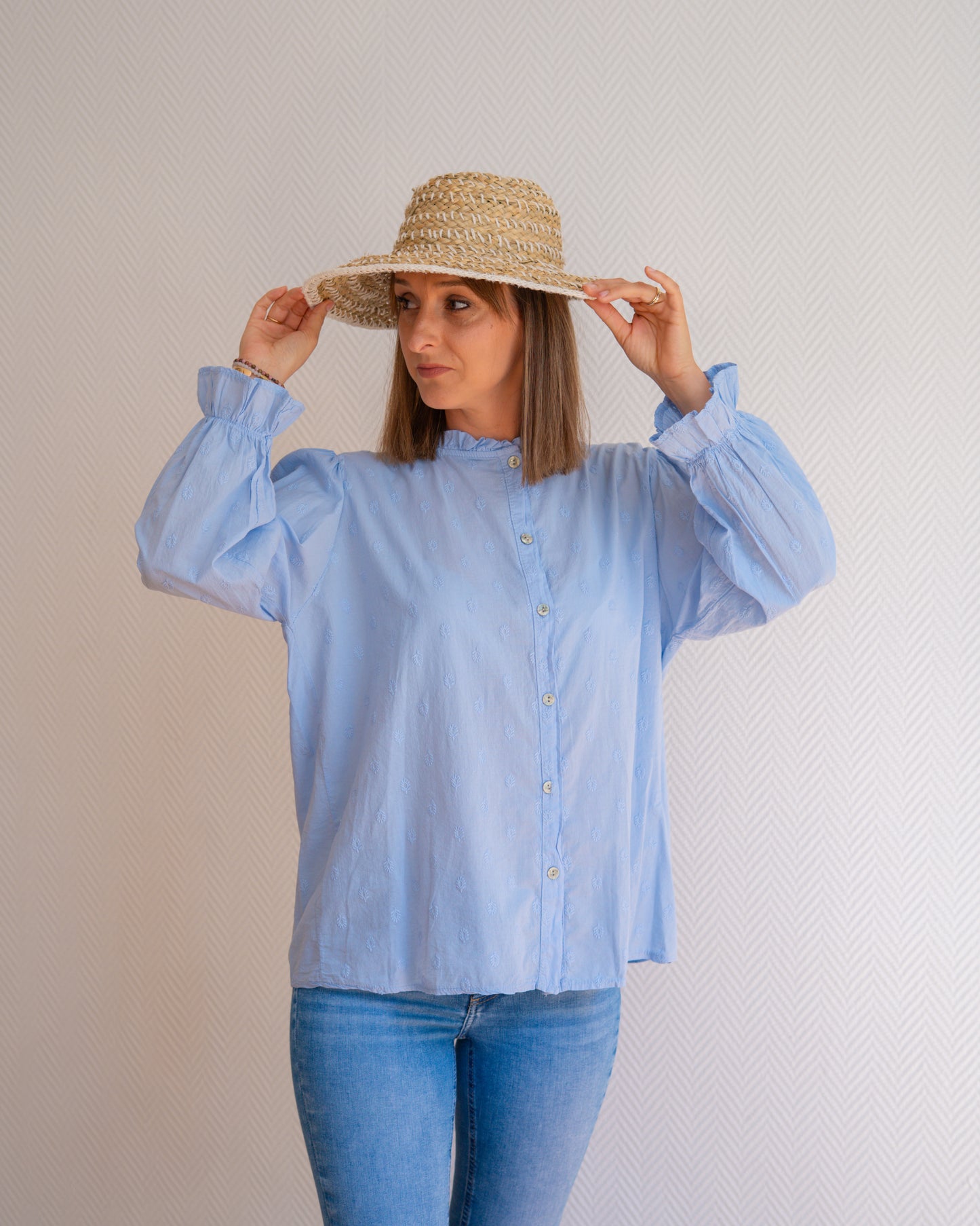 Chemisier en voile de coton